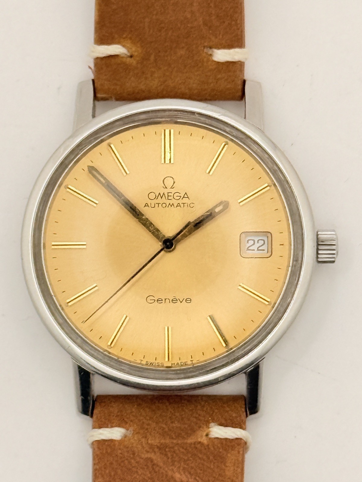 Vintage Omega Geneve Automatic mens Swiss made watch