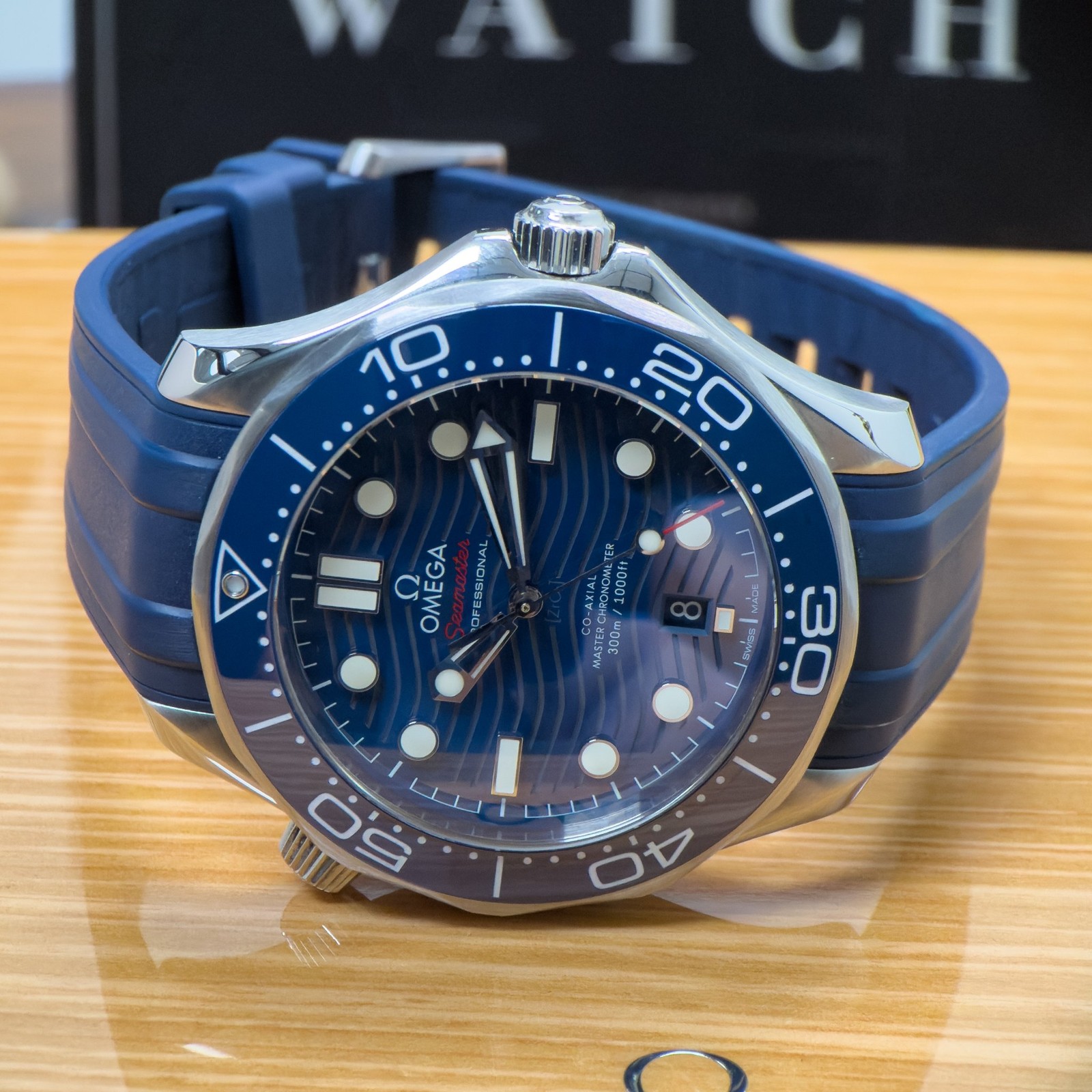 Omega Seamaster Diver 300M 42mm Blue 210.32.42.20.03.001 2021 Full Set B&P