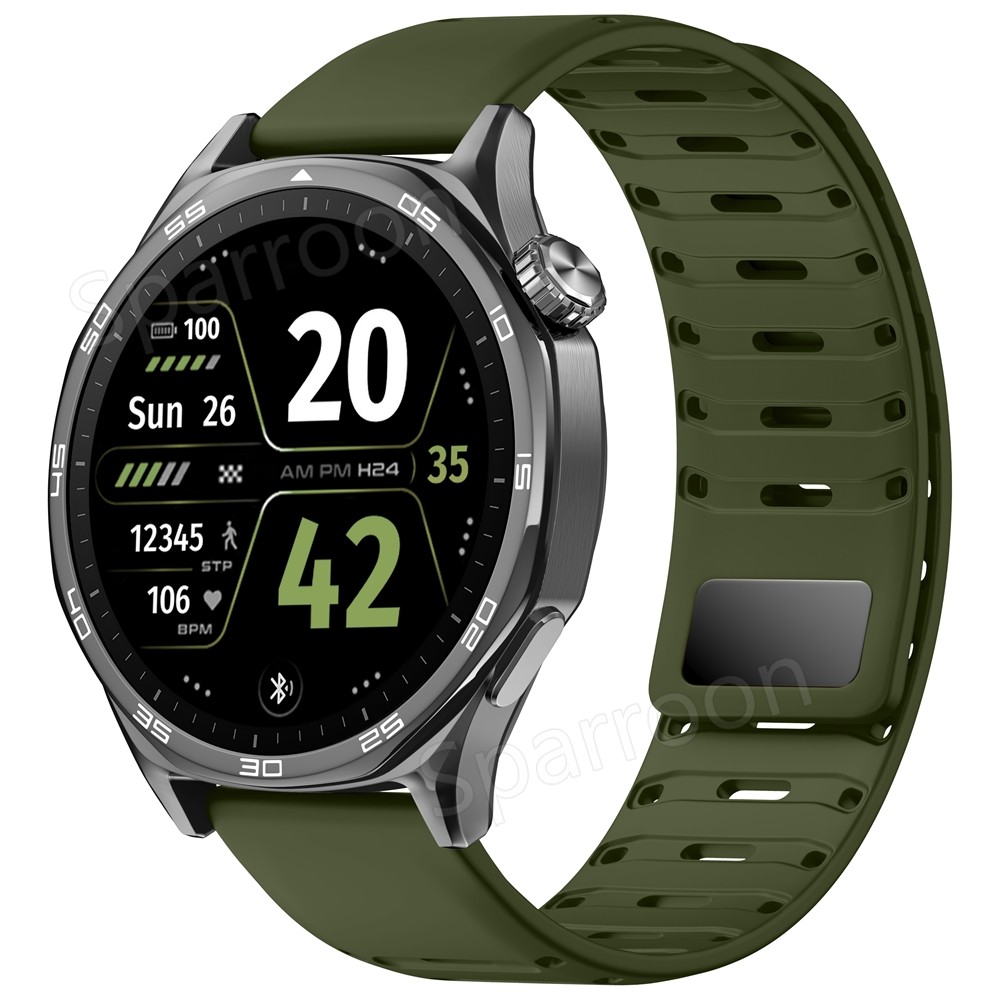For Fossil Men’s Gen 6 5 5E 4 Watch Band 22mm Silicone Magnetic Strap Wristband