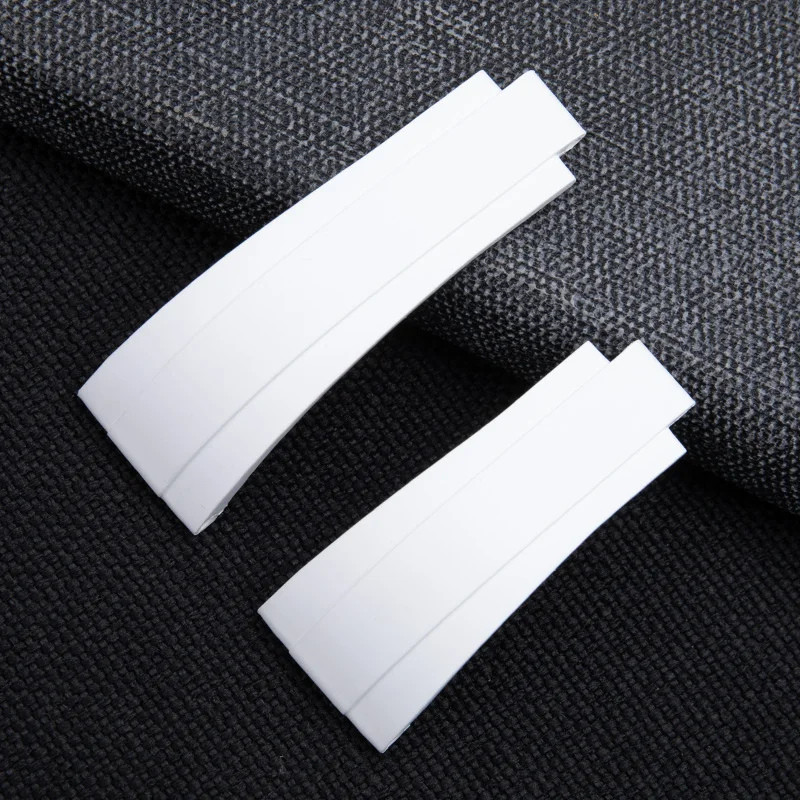 18mm FKM Rubber Strap Watch Band Fits Rolex Yacht Master 37mm 268655