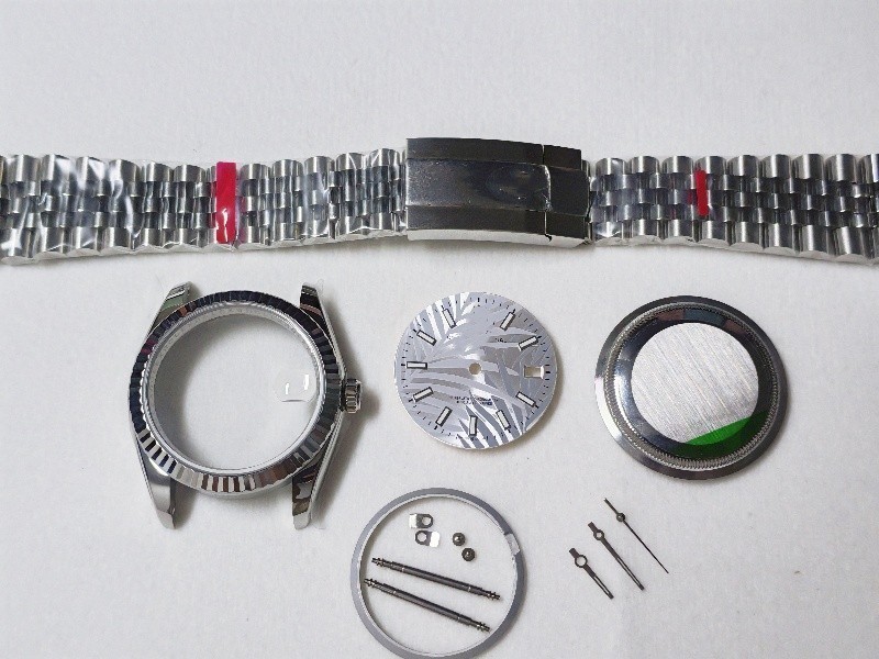 For ETA 2824 Movement After-sales accessories DIY 36mm Stainless Watch case kit