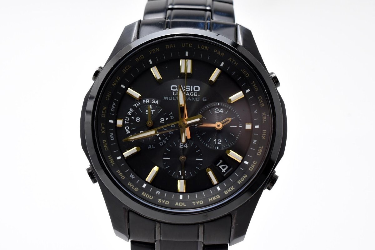 CASIO Lineage LIW-M610 Tough Solar Atomic Chronograph Black Men’s Watch
