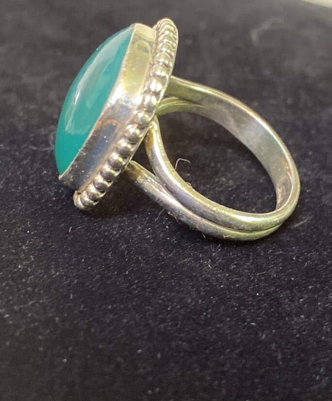 925 Sterling Silver Lot Of 4 Rings Sz. Varies Multiple Stones C11