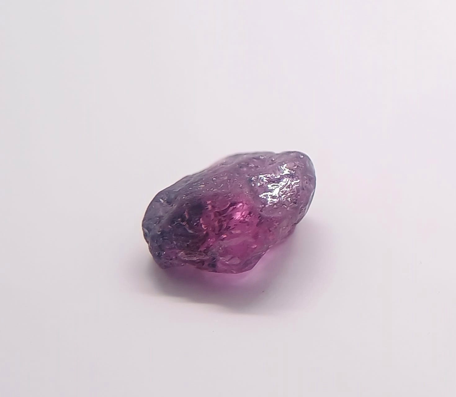 NATURAL AUSTRALIAN Rough Fancy Vivid Lavander Purple Sapphire 1.32ct Unheated G