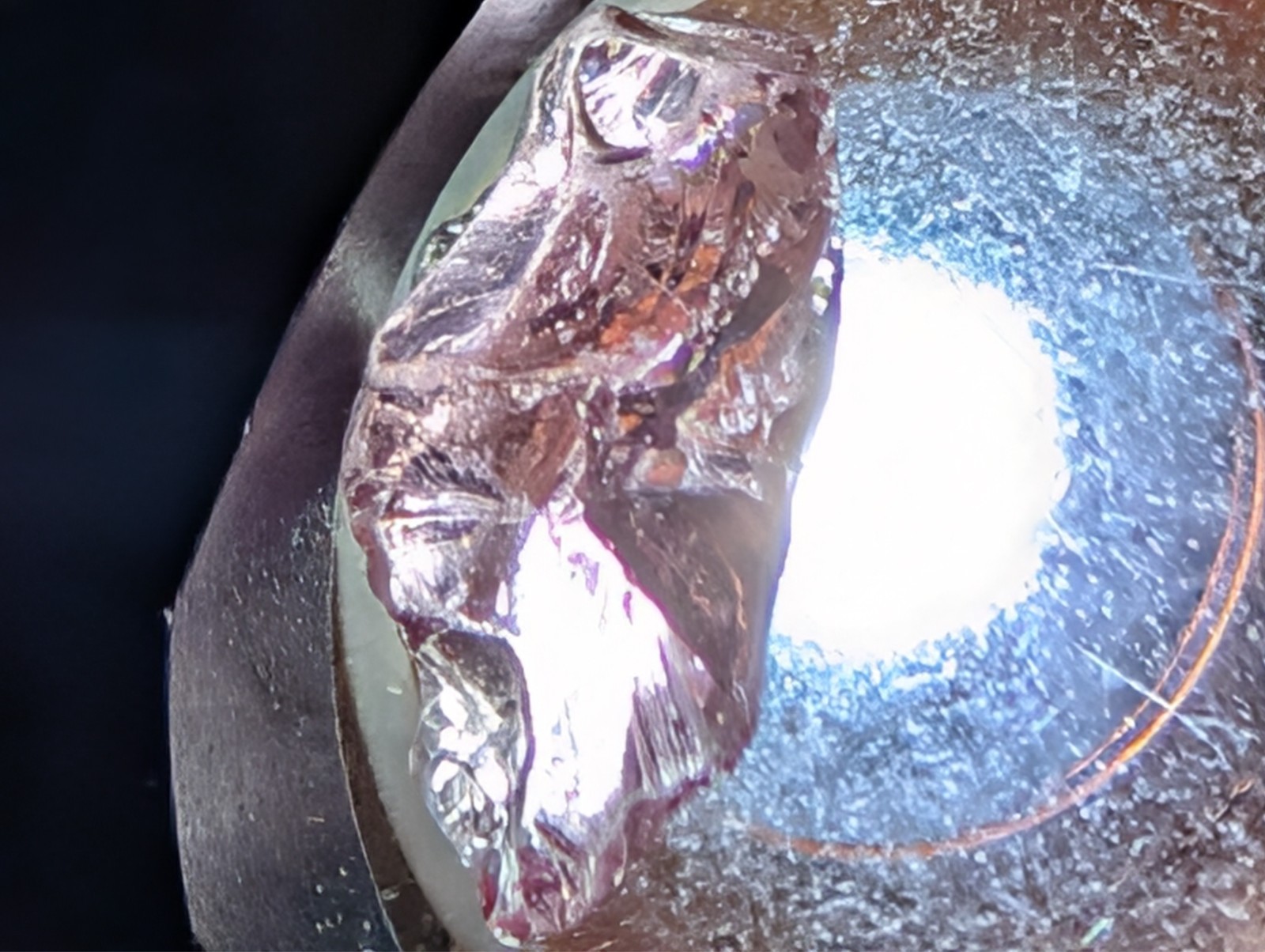 USA seller 4.22 ct cut to IF Tajik Spinel facet rough gemstone