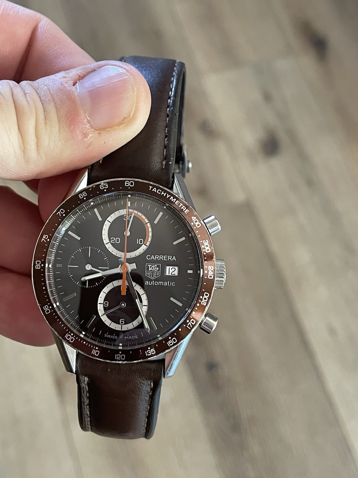 TAG Heuer Carrera Brown Men’s Watch – CV2013
