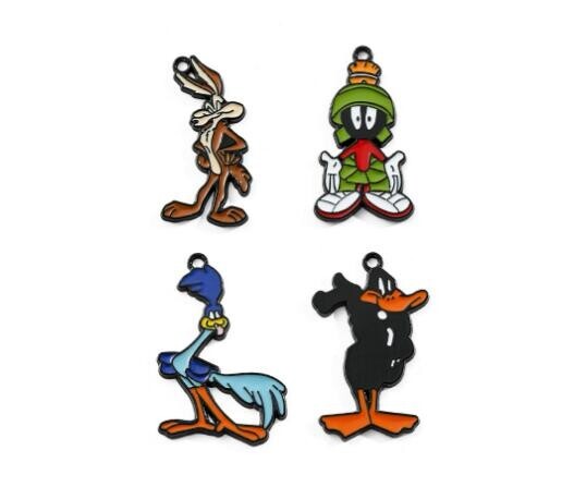 Lot 40PCS Anime cartoon mix cute Charms Metal Pendants DIY Jewelry