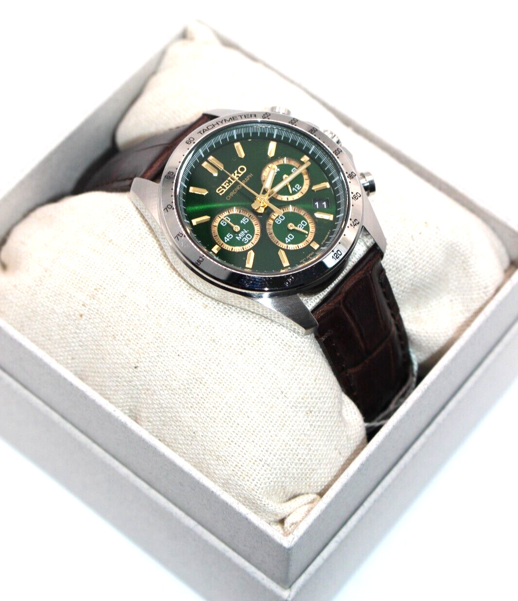 SEIKO SEIKO SELECTION SBTR017 Chronograph Men’s Watch New in Box Authentic JP