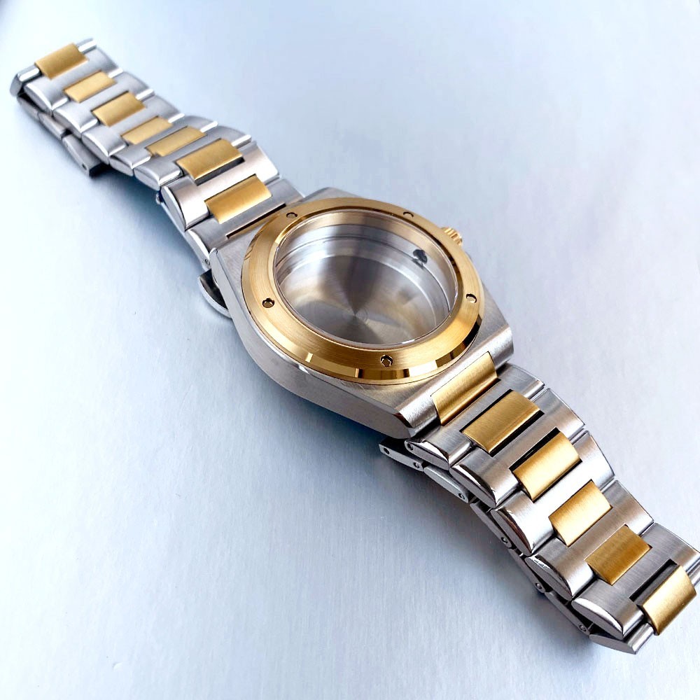 40mm Steel Case Fit for Engineer NH35 ETA2824 PT MenWatch Parts Sapphire Crystal