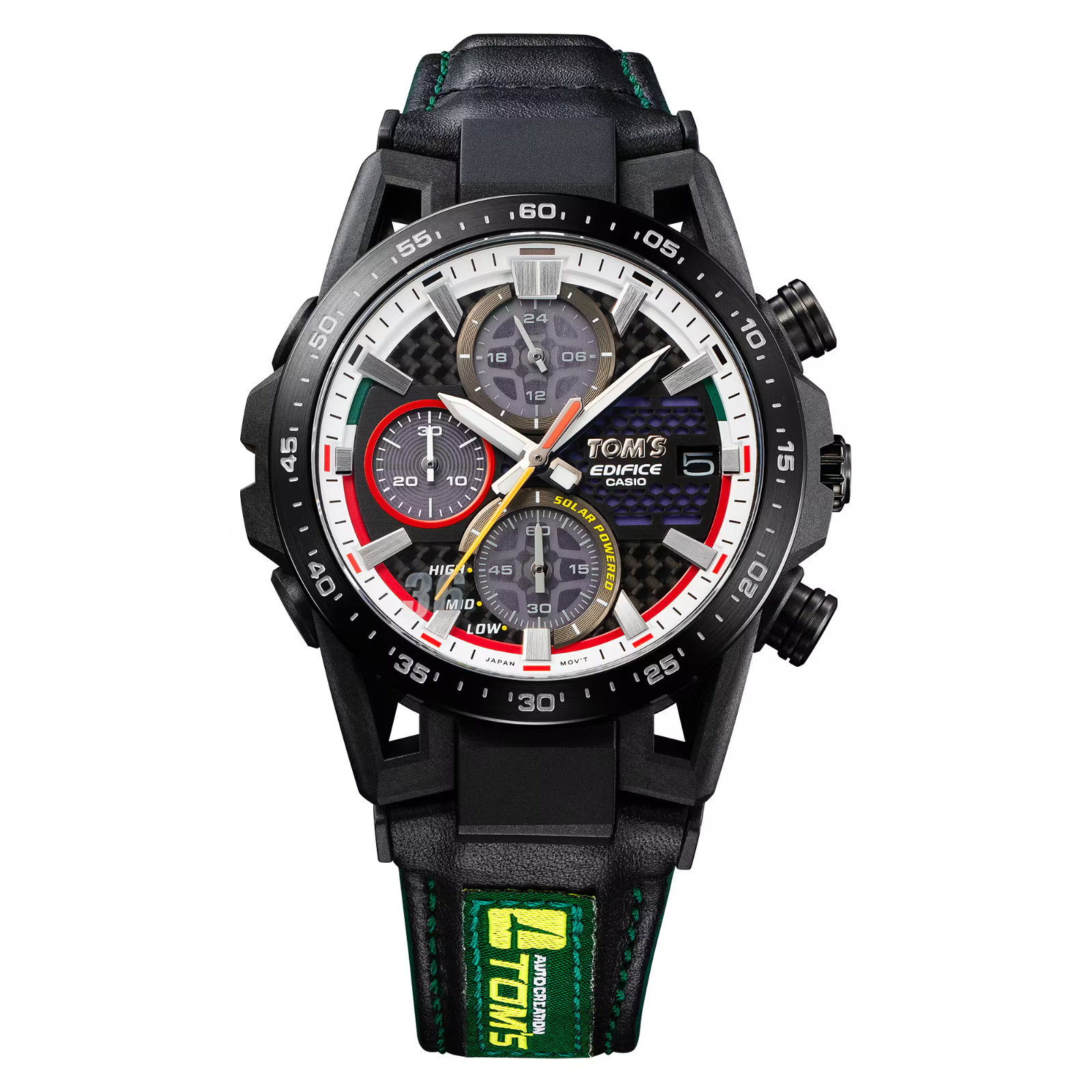 Casio Edifice SOSPENSIONE TOMS 50TH ANNIV Black IP Lmtd Edtn Watch EFSS641TMS-1A