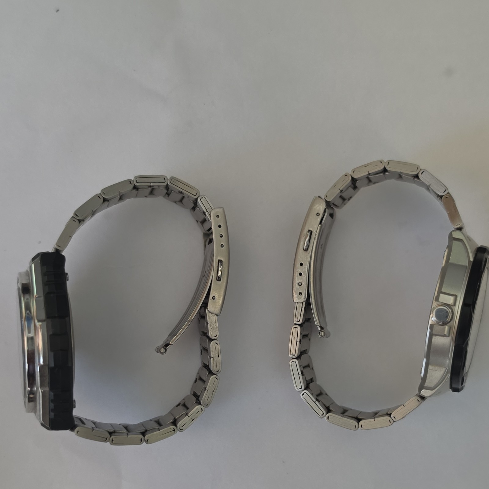 Casio pair of Men’s Quartz Analog Stainless Bracelet watches. MRW-200H. MWA-100H