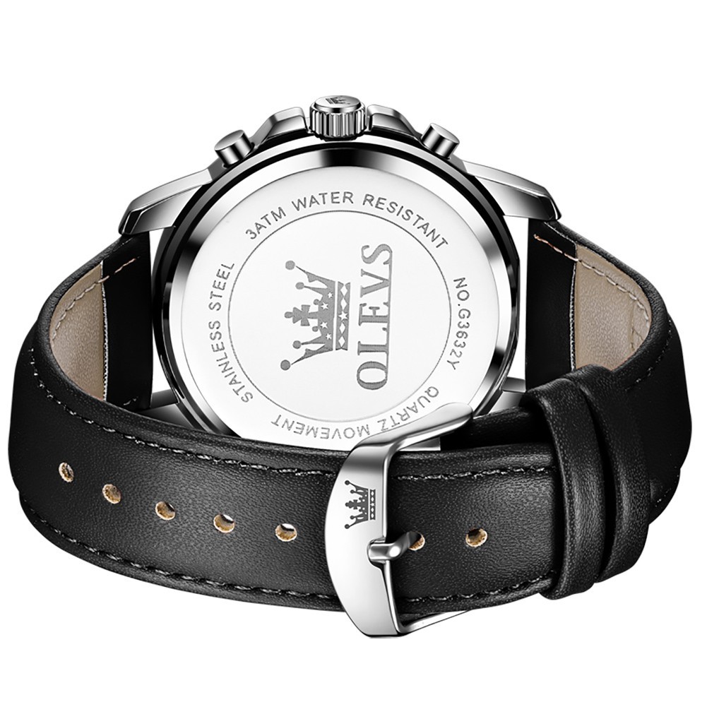 OLEVS Japan Movement Luxury Classics Male Gift Business Quartz Wristwatch 3632