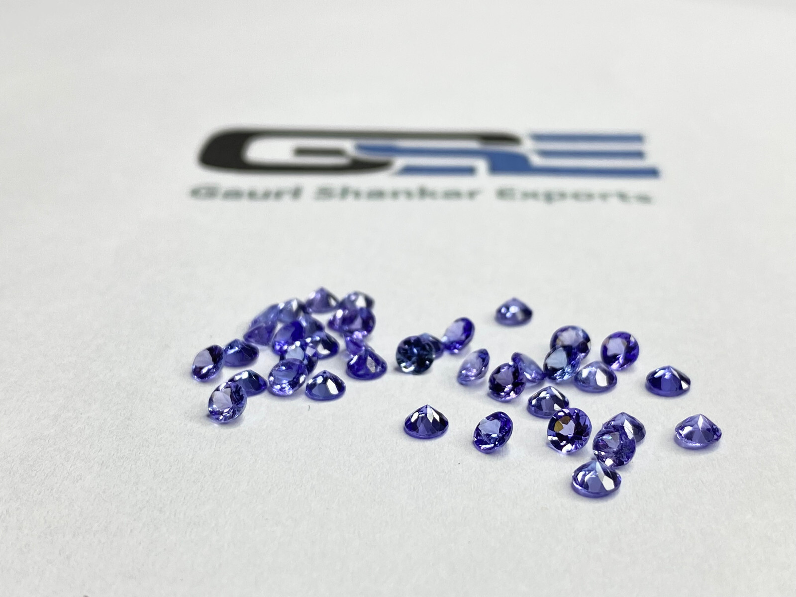 Tanzanite Faceted Round Cut Loose Gemstone 1.5×1.5 mm to 4×4 mm Natural DG