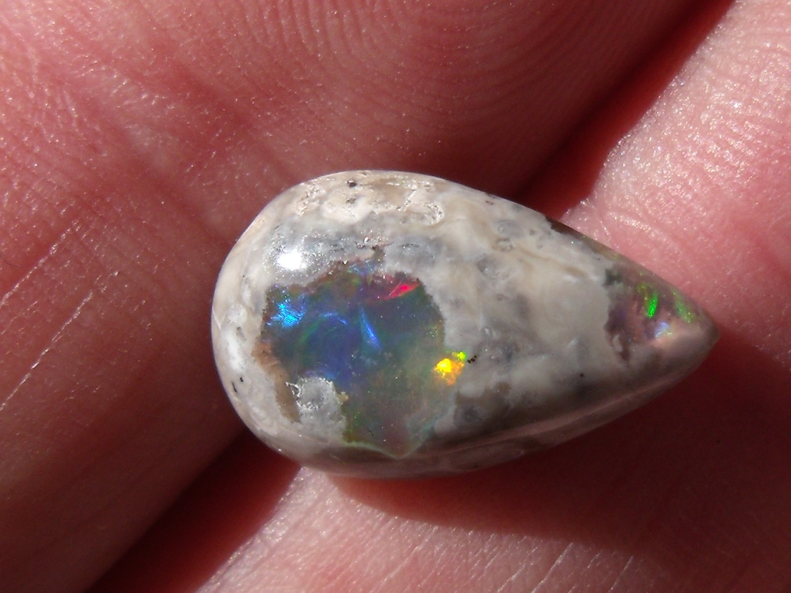4.76 Ct. Mexican Cantera Fire Opal Cabochon
