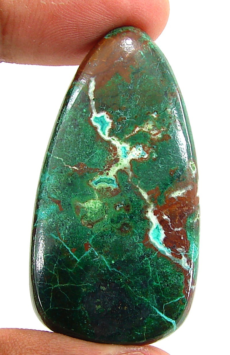 80.85 Ct Natural Chrysocolla Loose Gemstone Cabochon Wire Wrap Stone – 30375