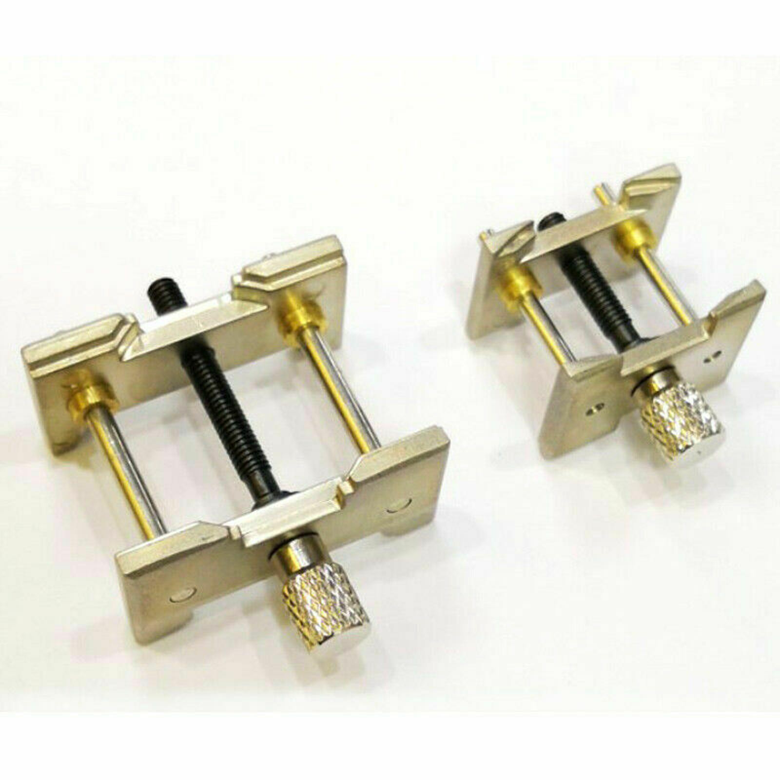 3Pcs Metal Watch Movement Case Clamp Holder Adjustable Bracket Repair Tools j