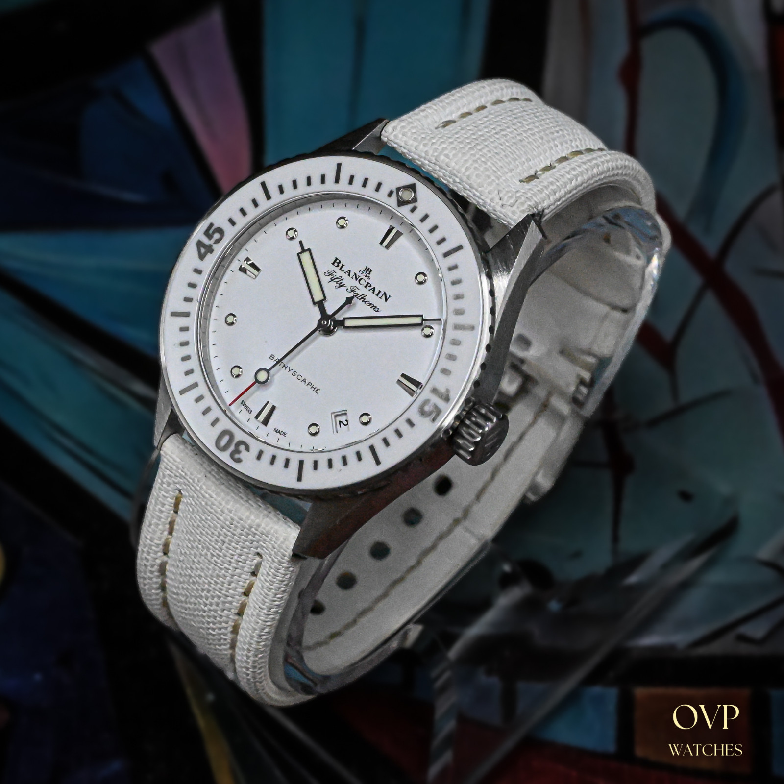 Blancpain Fifty Fathoms Bathyscaphe 38mm – Complete Set | Ref: 5100-1127-W52A