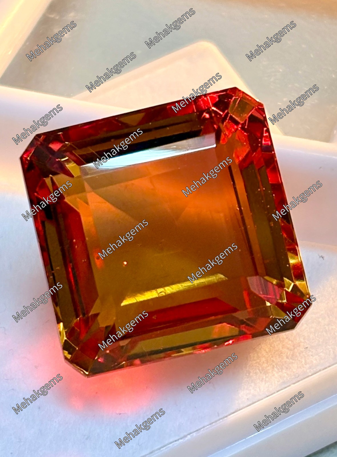 Certified Zultanite Color Changing Gemstone, Large Square Faceted Jewelry