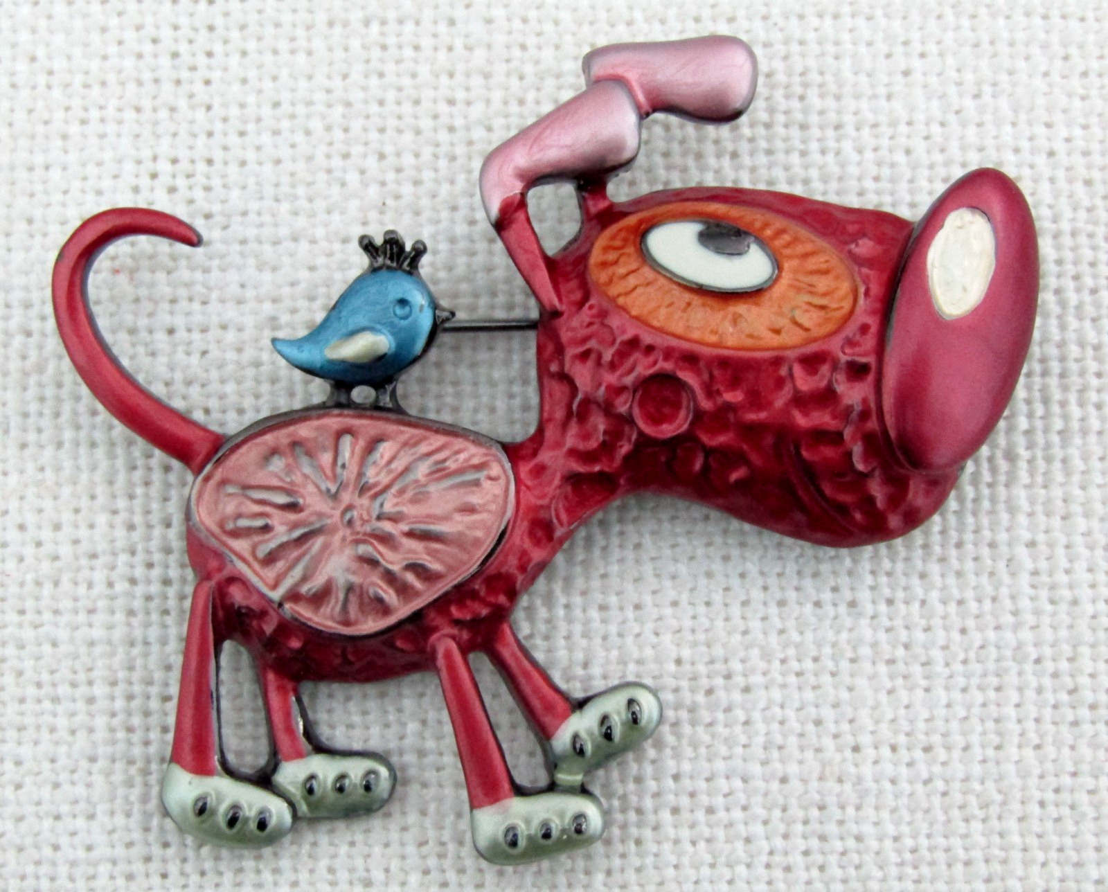 Dog Brooch Pin Mixed Assortment Acrylic/Enamel 8 Options **YOU CHOOSE**