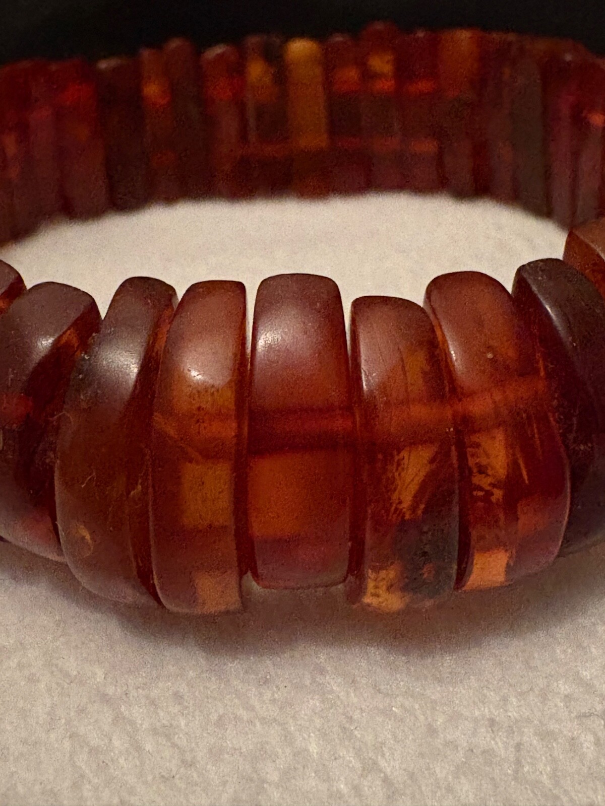 Genuine Amber Bracelet. Old Work. goat specimens.