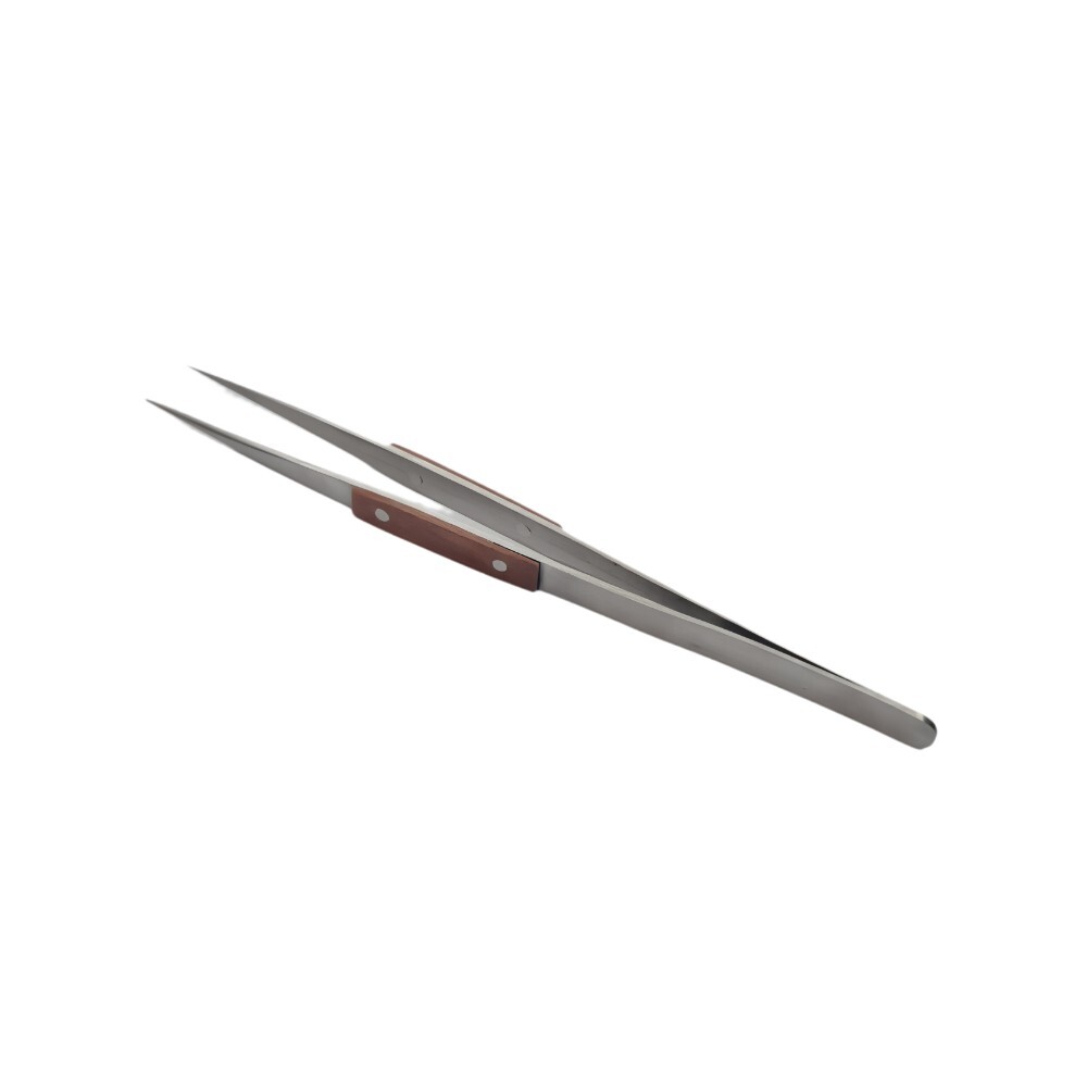 Set of 3 Fiber Grip Tweezers Cross Locking & Straight Soldering Tweezer Jewelers