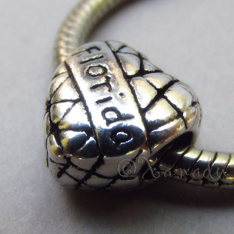 Florida Gators European Bead – University Of Florida Bead For Charm Bracelets