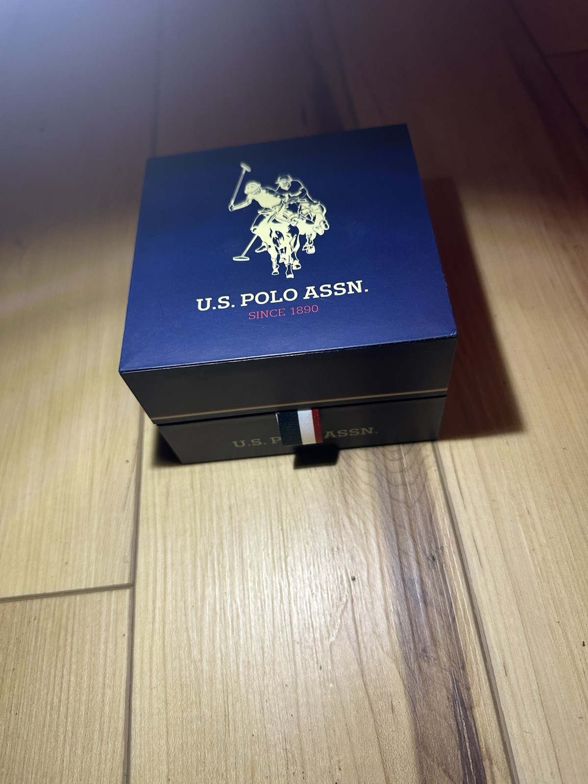 U.S. Polo Assn. Men’s Gold And Black With Leather Straps And Separate Bracelet