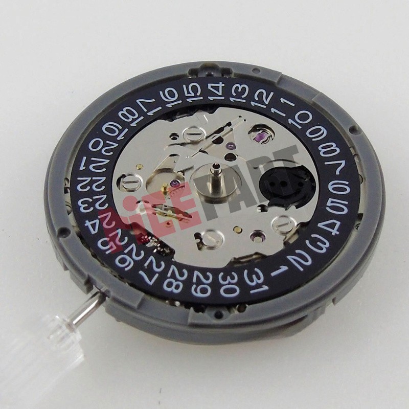 New Japan NH35A Automatic Watch Movement SII or TMI black date window 24 jewels