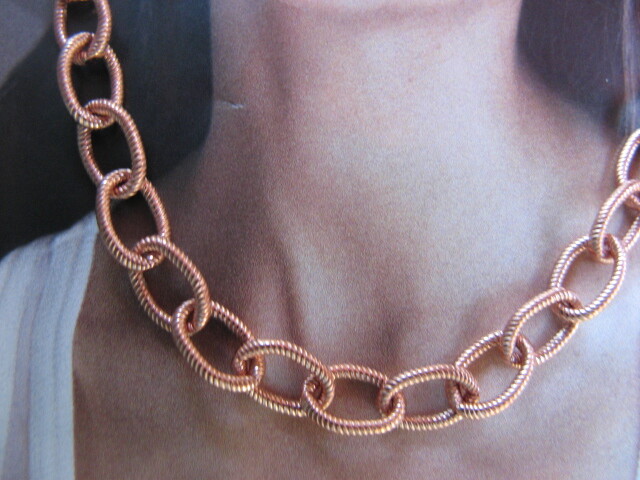 Copper Chain CN621G – 1/4 of an inch wide. Available in 18, 20, 22 & 30 inches.
