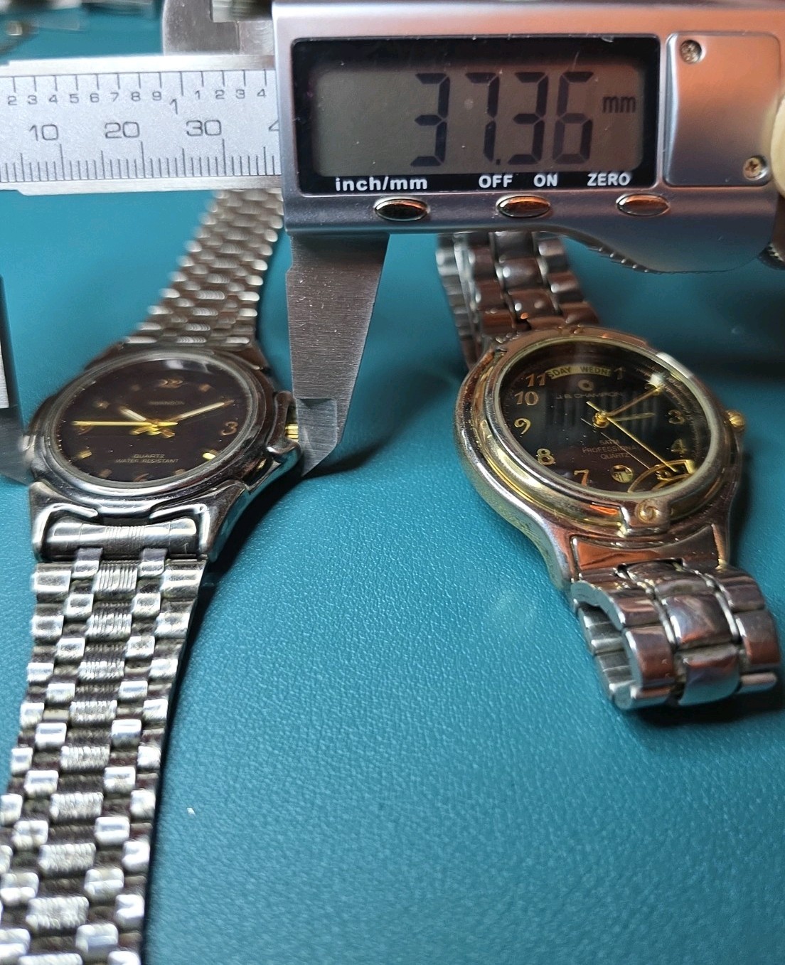 Two Quartz Not Running Watches.