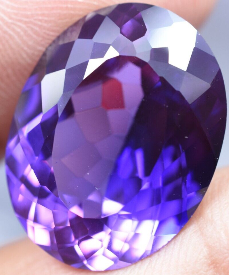 Natural 24.70 Ct Boysenberry Sapphire GGL Certified fabulous Loose Gemstone