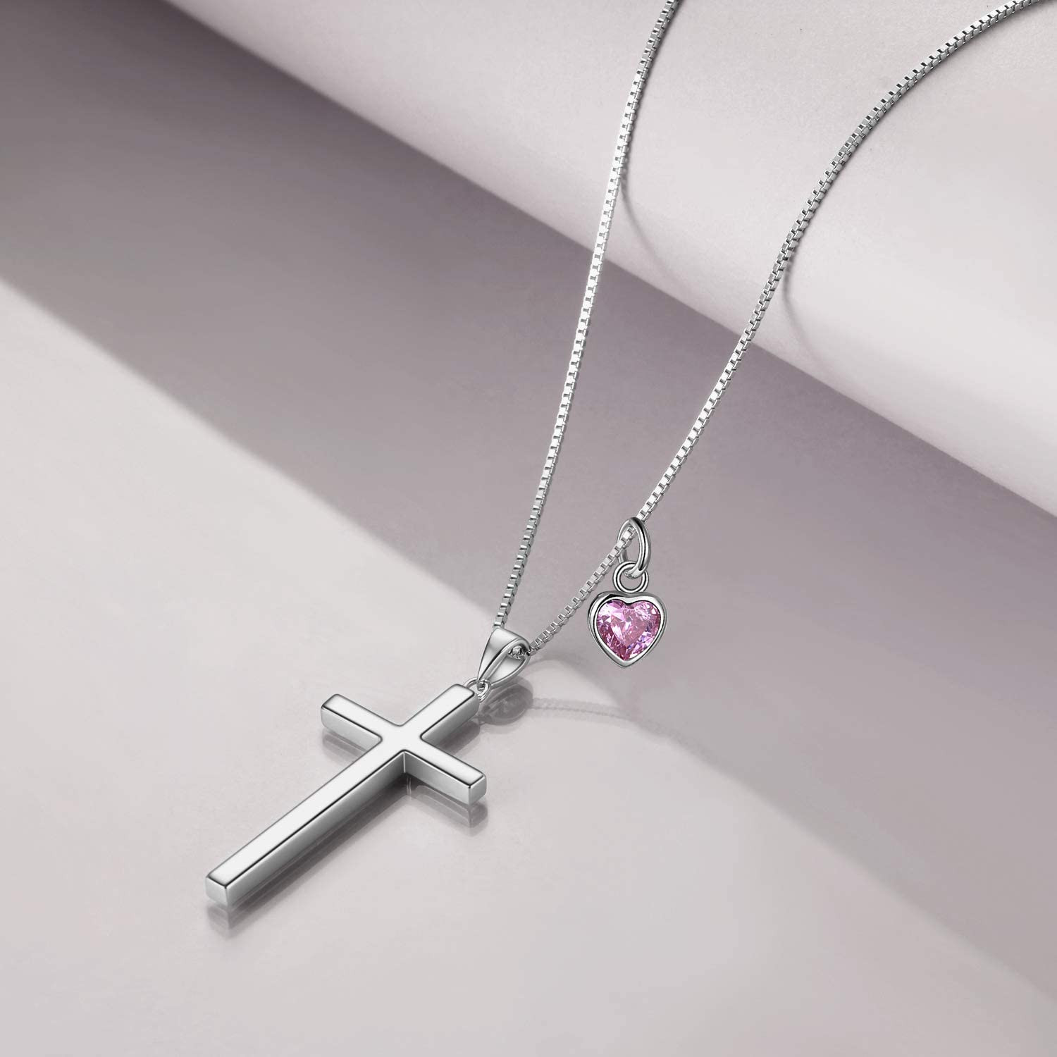 Sterling Silver Silver and Black Cross Necklace Philippians 4:13 I Can Do All th