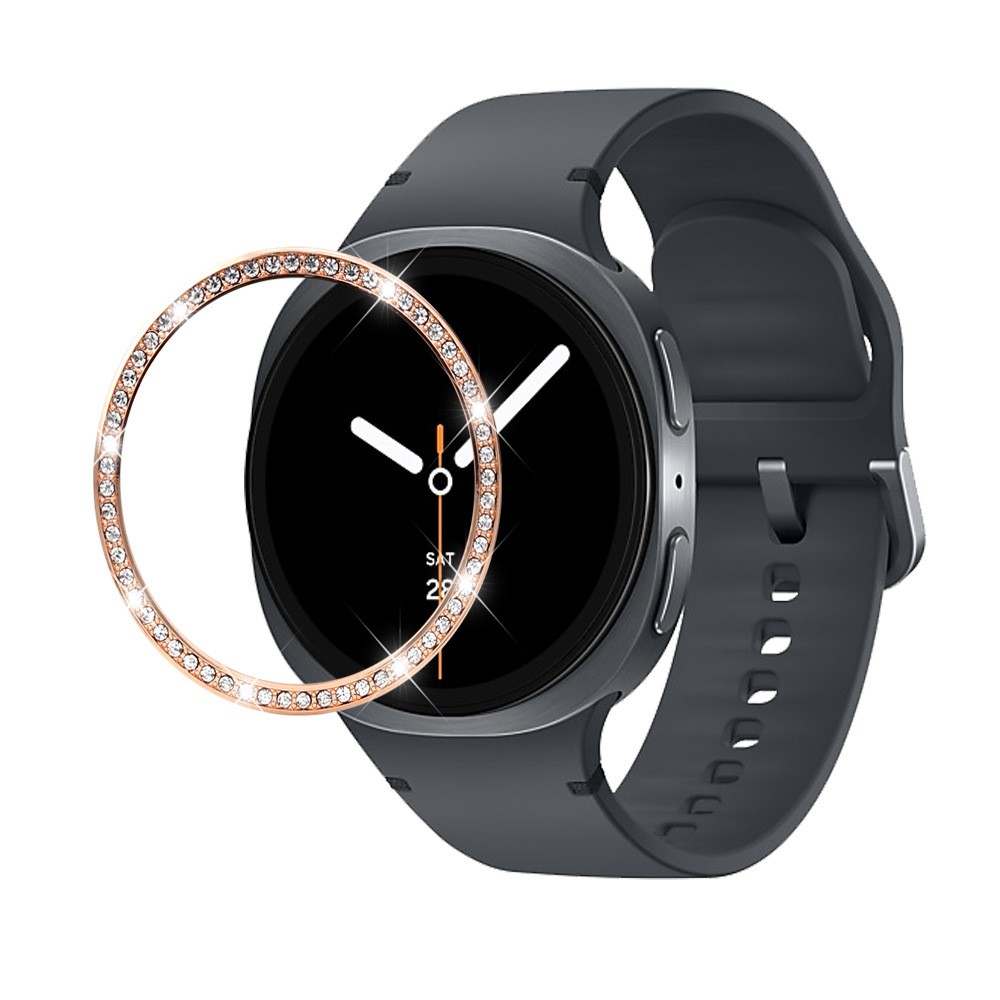Metal Case Diamond Bezel Frame Cover For Samsung Galaxy Watch 8 7 6 5 4 40/44MM