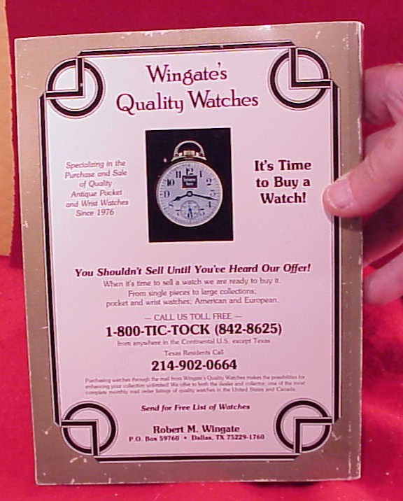 Signed American Pocket Watches Identification Price Guide Roy Ehrhardt Library