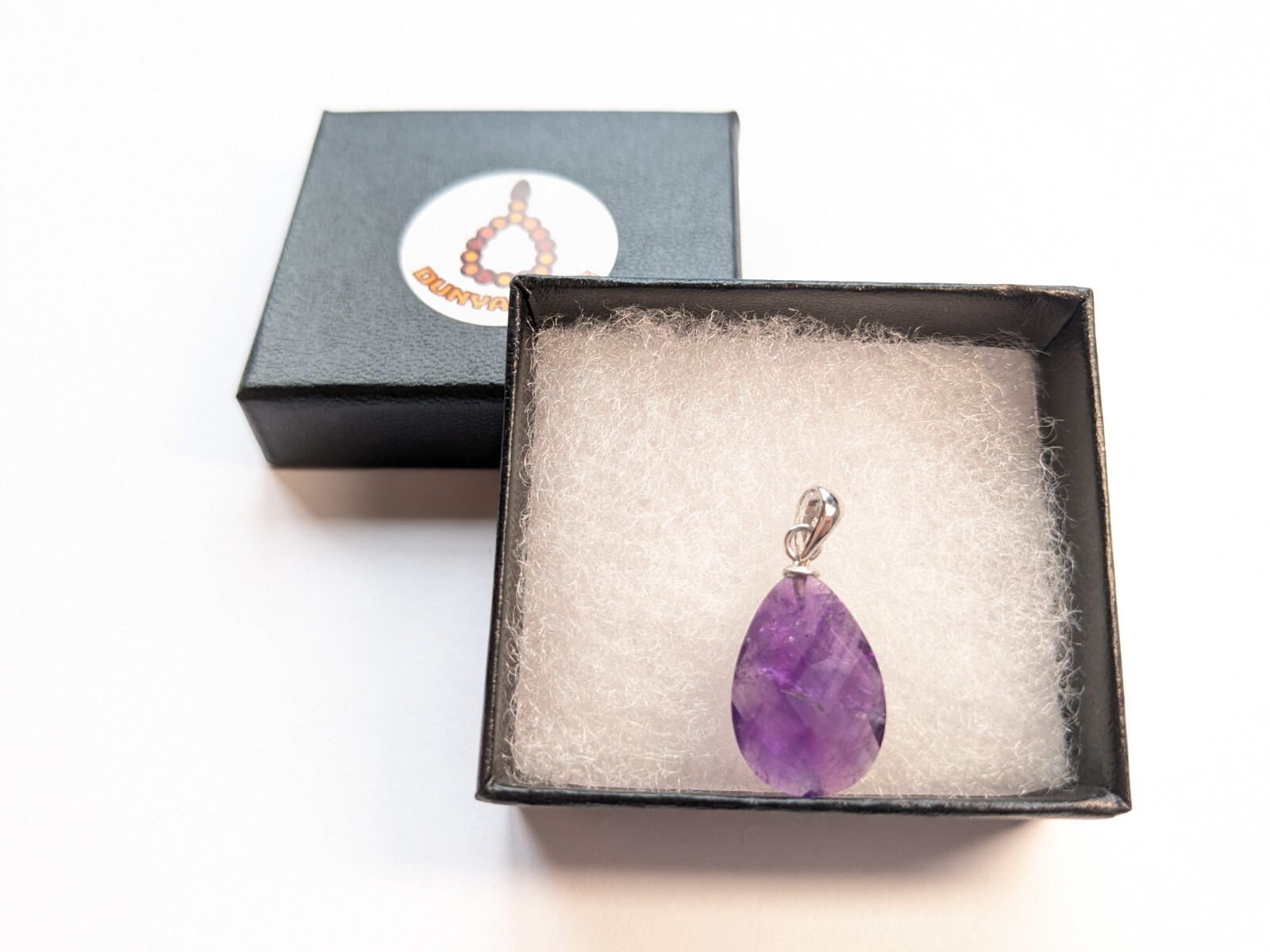 Beautiful Amethyst Silver Pendant Only Gemstone Dunyagems Gift 557