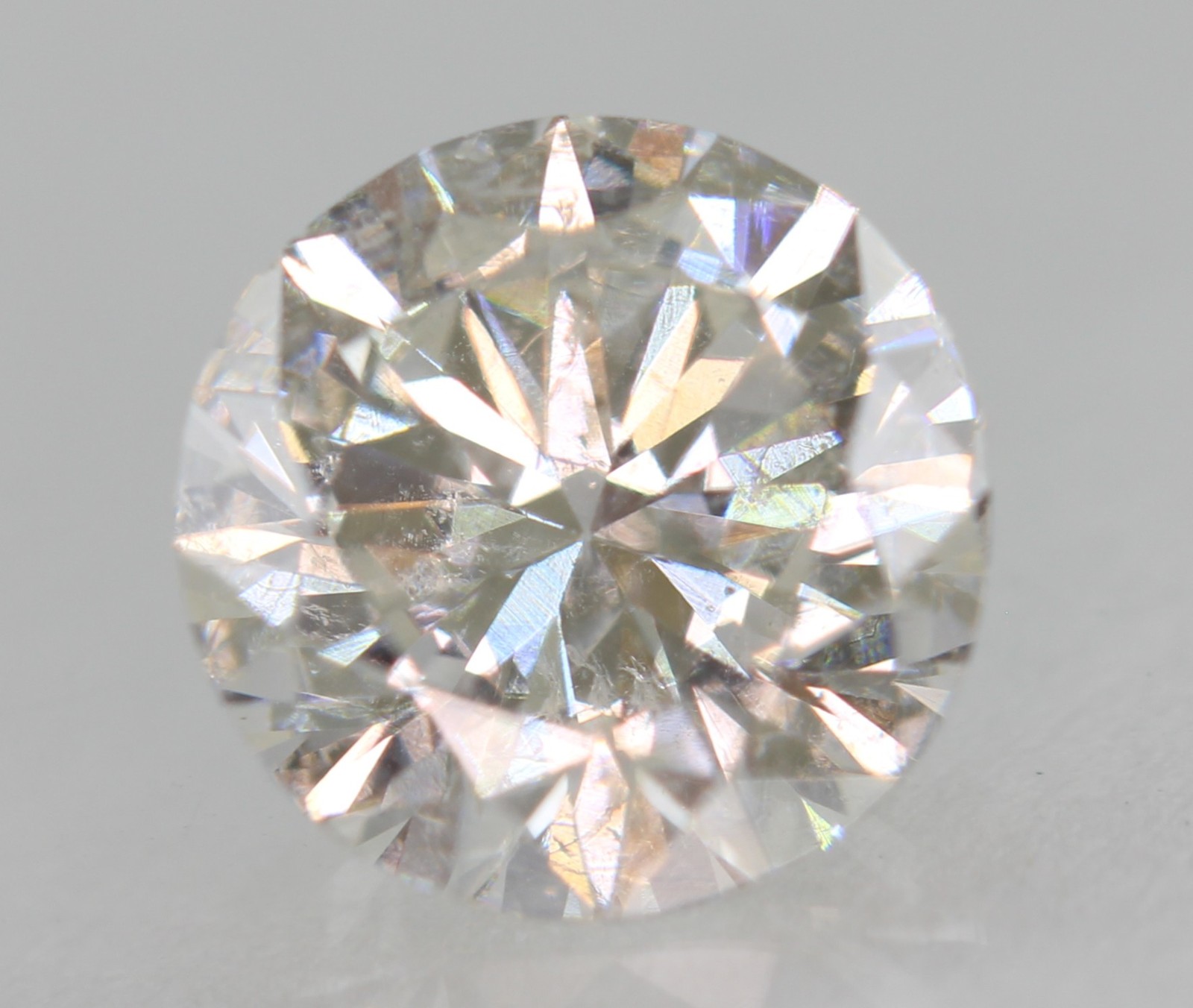 Certified 0.84 Carat F SI1 Round Brilliant Natural EARTH MINED Diamond 6.02mm