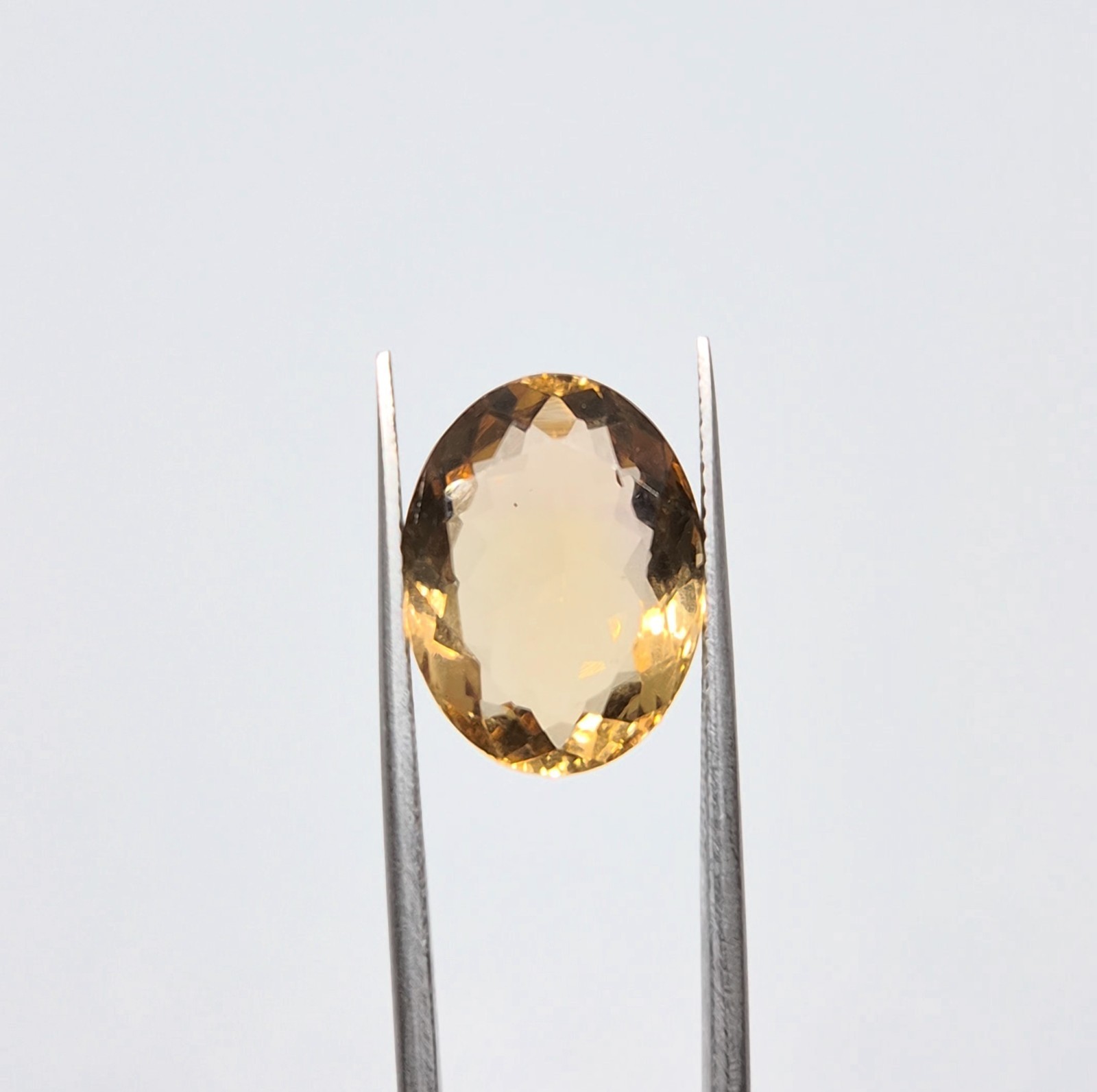 8.60ct Natural Imperial Topaz Loose Gemstone Oval Cut For Making Jewellery