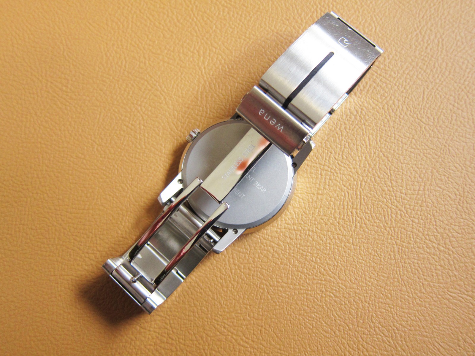 SONY / Citizen Wena WN-WT01S Silver 3 Hands Watch w/ Grey Dial (MADE IN JAPAN)