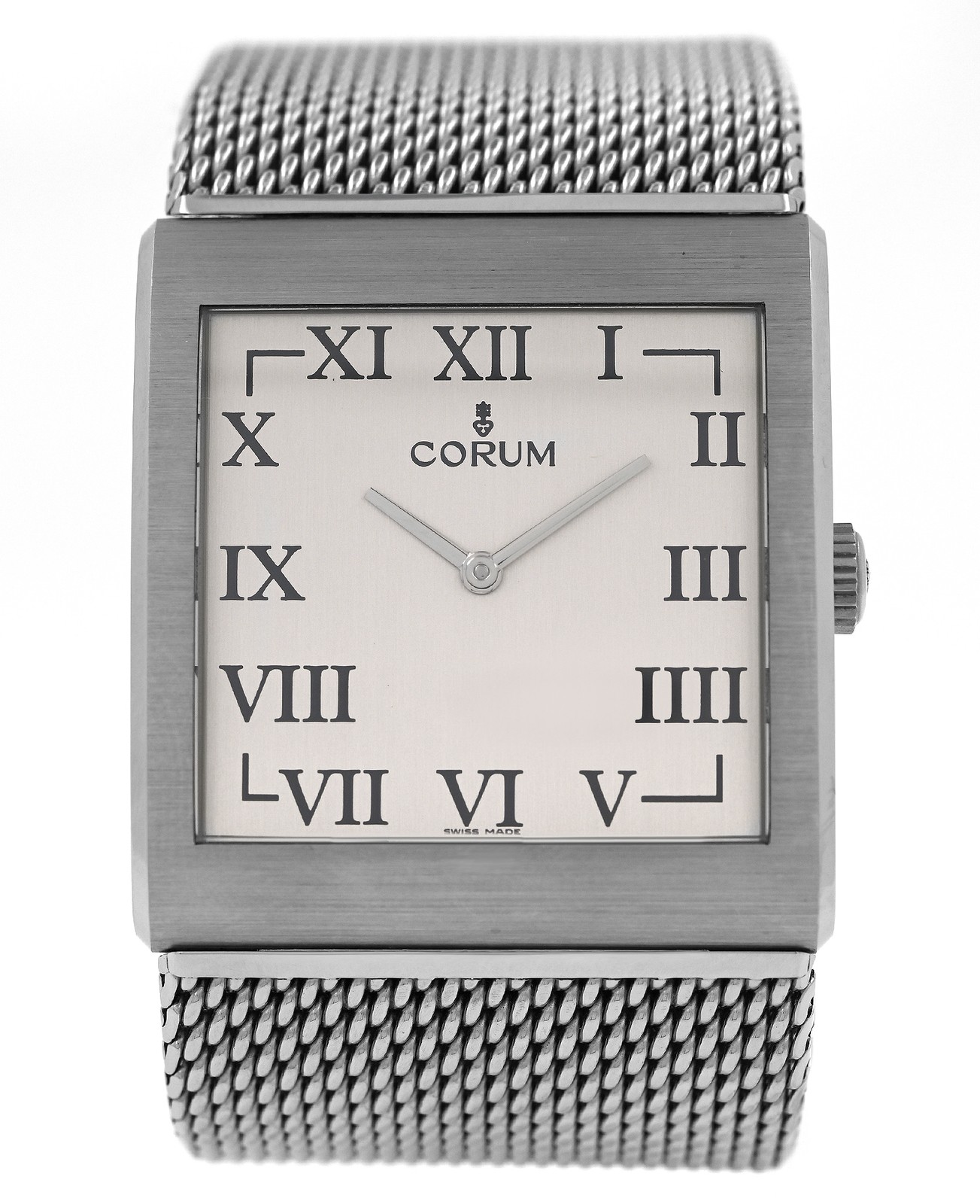 Corum Buckingam 157.181.20 Stainless Steel Silver Dial 37MM Men’s Manual Winding