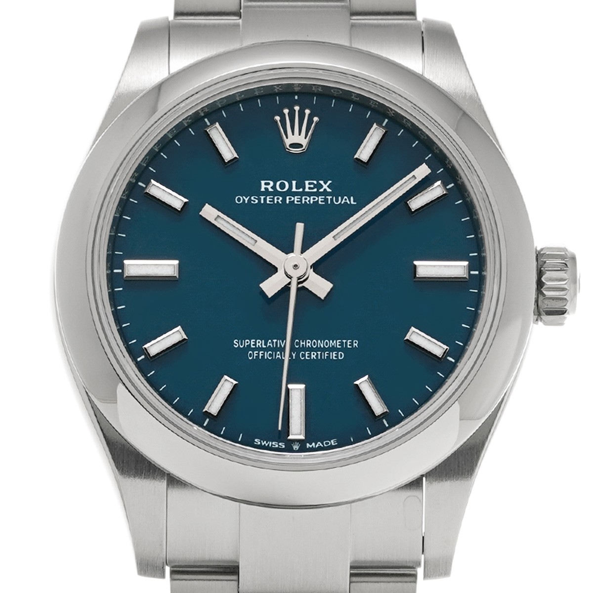 ROLEX Oyster Perpetual 31 277200 Bright blue WATCH 739738