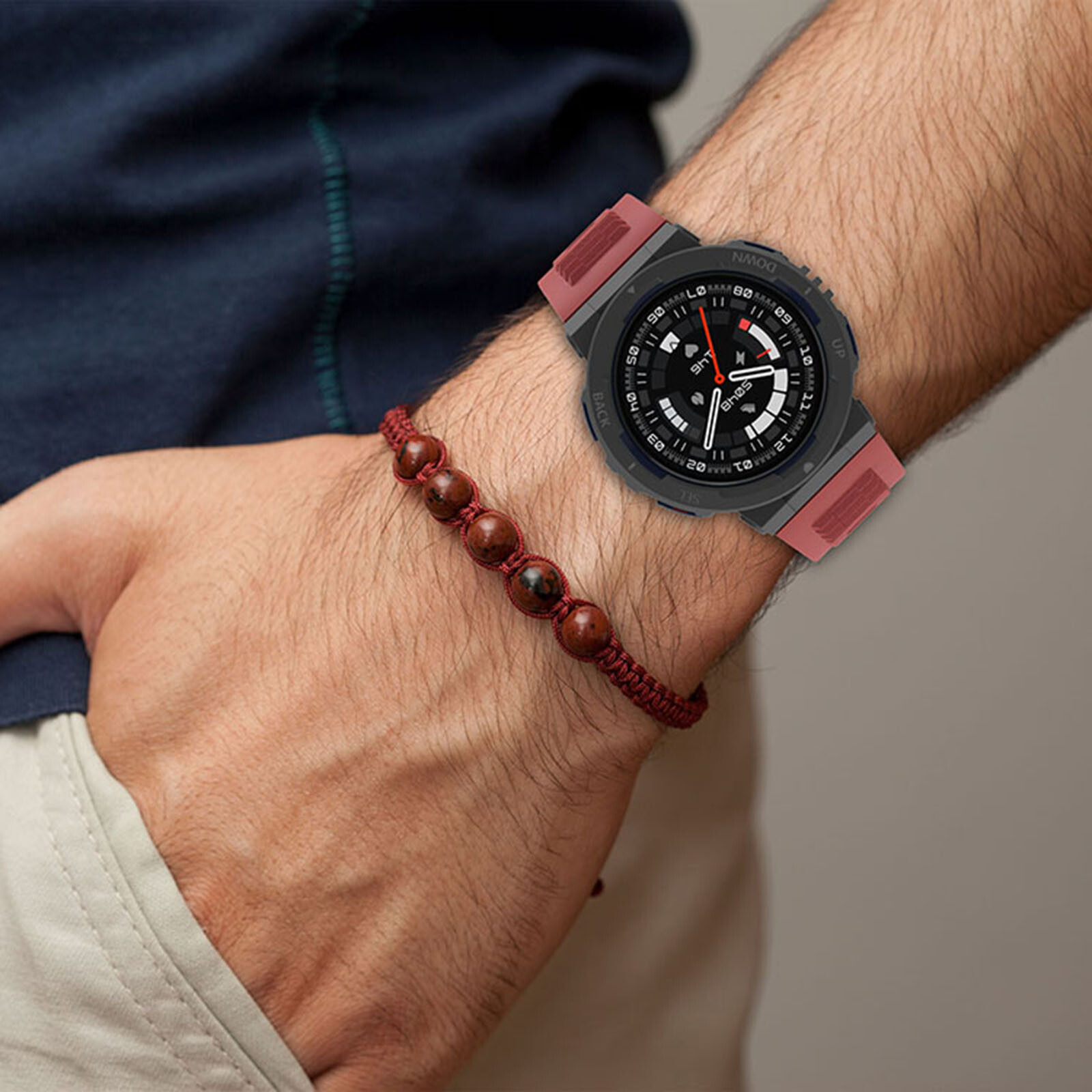 Multi-color Optional Silicone Watch Strap Part For Amazfit Active Edge（A2212）