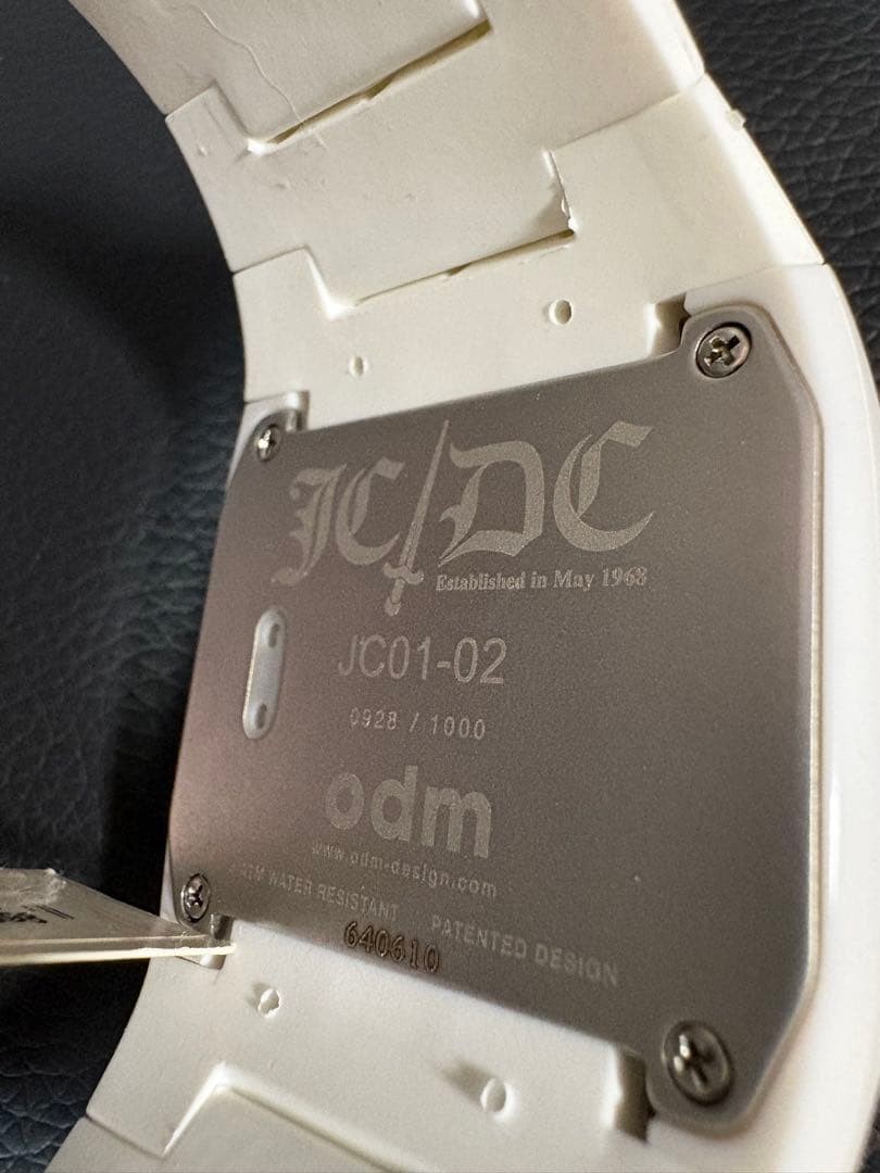 ODM JC & DC jc01-2 White Rubber Limited edition of 1000