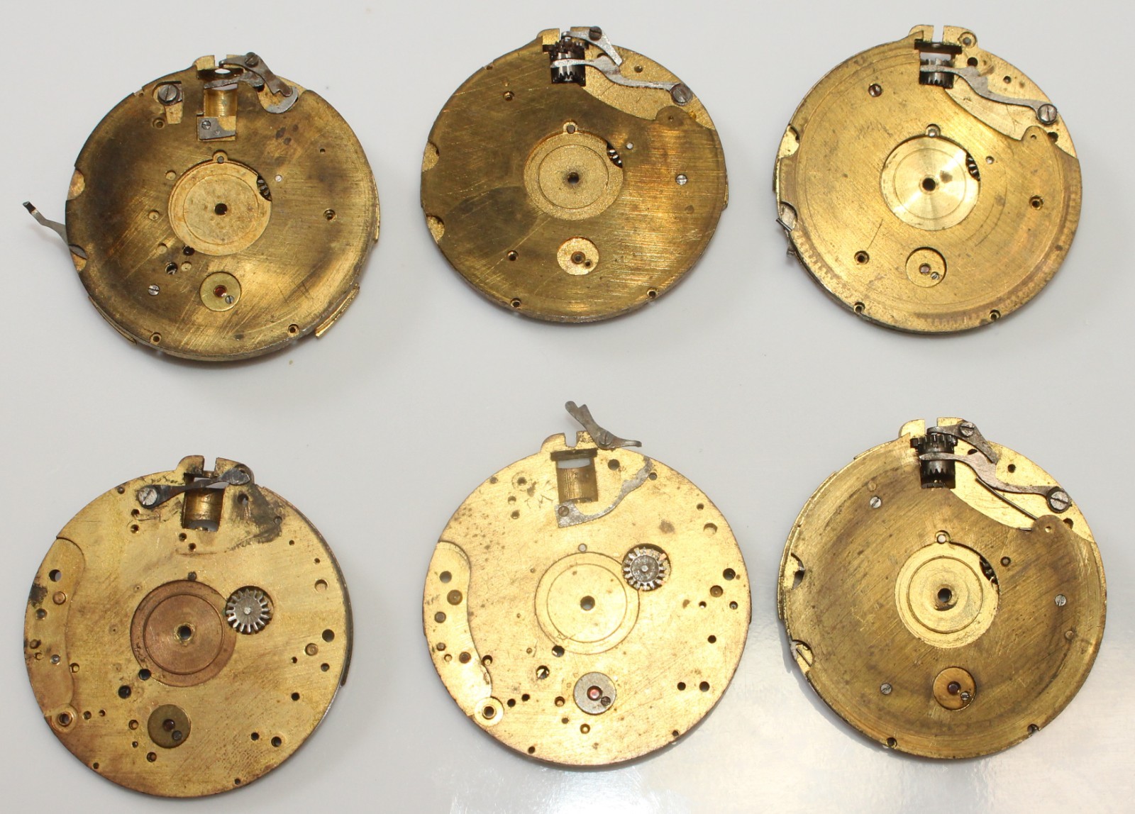 18.5 ligne (41.2mm) Hebdomas movements x 6 Heb14a