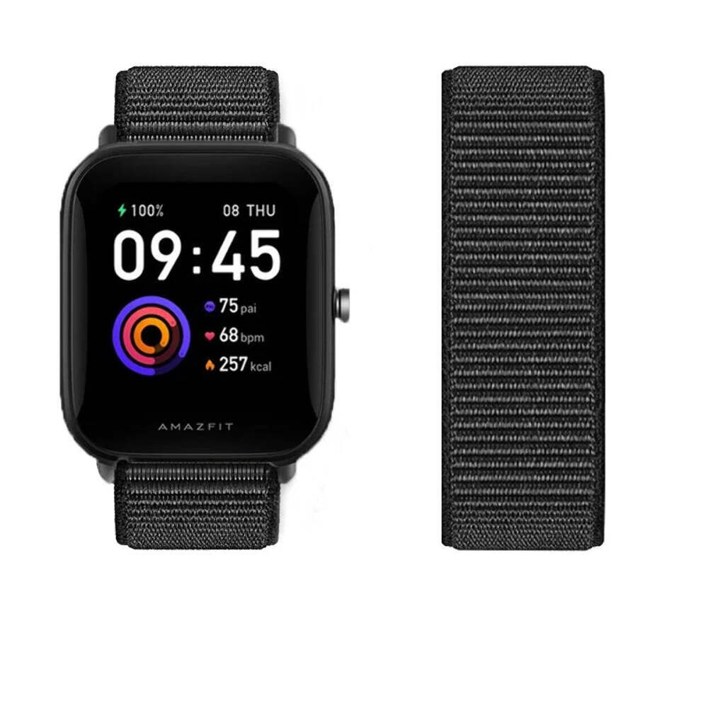 20mm/22mm watch band For Amazfit GTR/GTS 4-3-2-2e/GTR 42mm-47mm/bip-U-S-lite Nyl