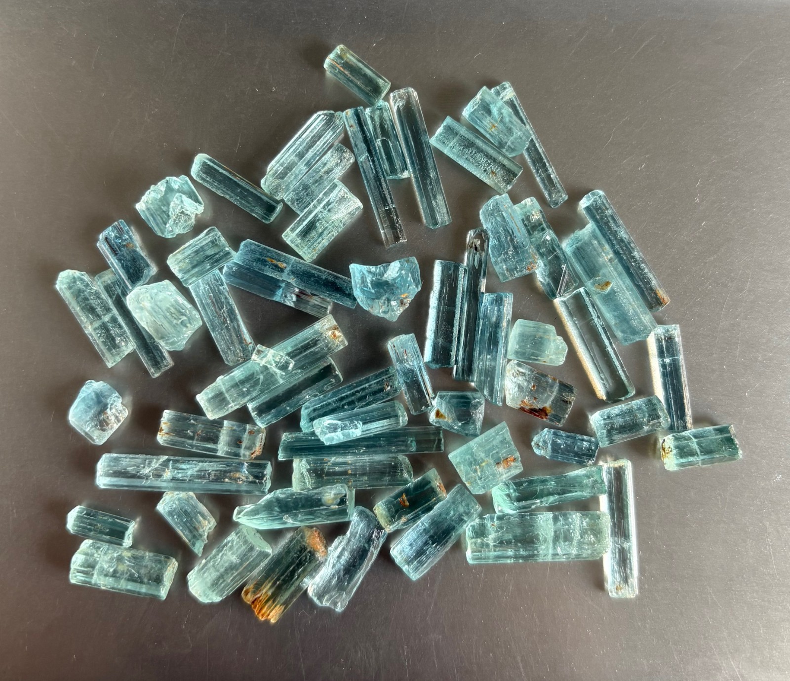 Nice Lot 149 cts Natural Aquamarine Pencil Rough From Nigeria