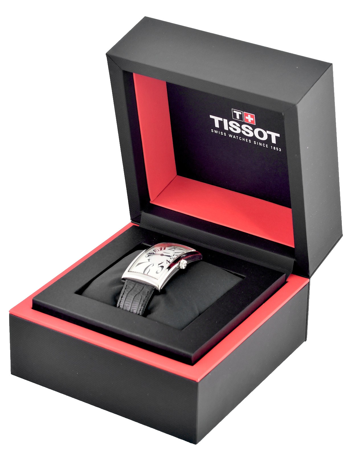 Tissot Heritage Banana Centenary Edition Stainless Steel Wrist Watch In Box