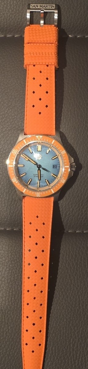 San Martin SN0118 Automatic Watch 40mm NH35 Steel From Japan