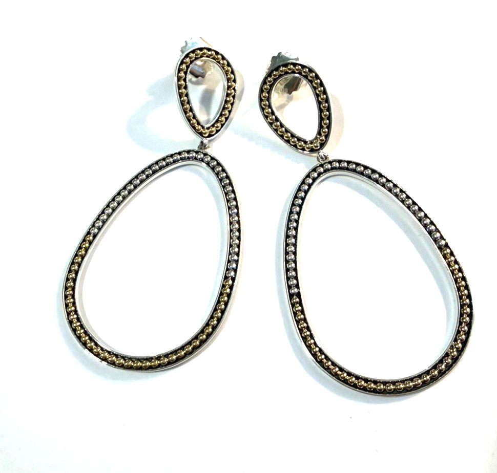 LAGOS Bold Caviar 7mm Rope Bracelet in Sterling Silver MEDIUM 7 NEW $650.00