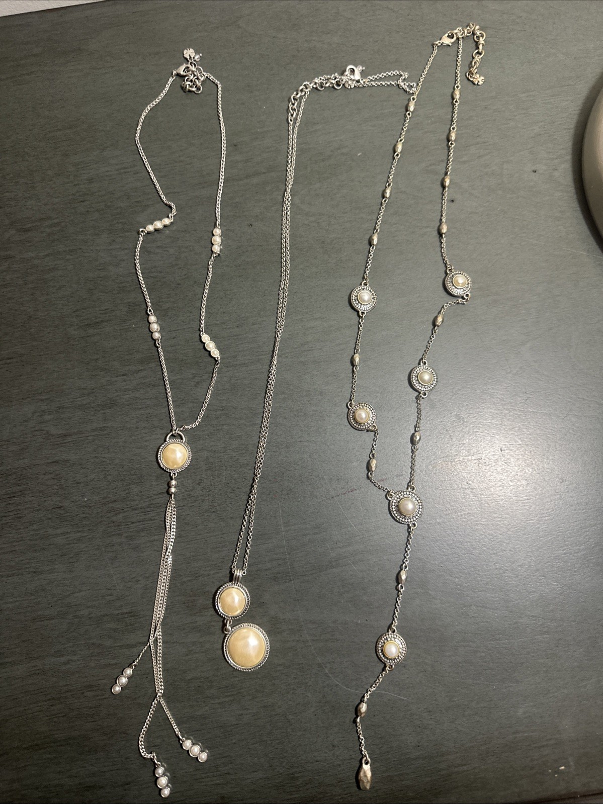 Lucky Brand 3 Necklaces. As Pictured