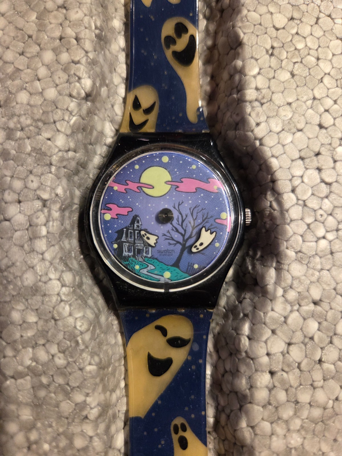 Swatch “Geisterstund” GB192 Haunted House Ghost Stories Halloween Release 1999